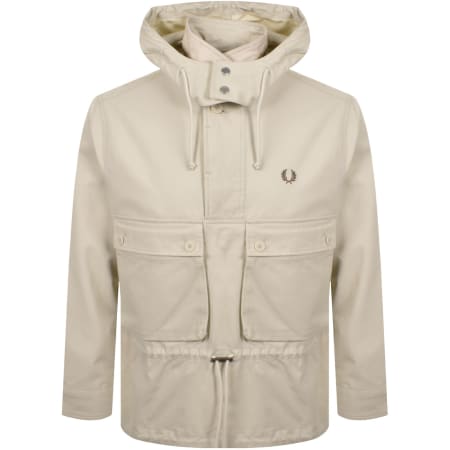 Fred Perry ベージュ Zip-Through Overshirt Zip Through Overshirt | Fred Perry